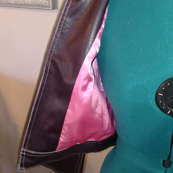 Girls Faux Leather Jacket and Cowgirl Boots - Picture 4 of 8